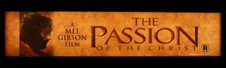 The Passion Of The Christ Movie Theater Mylar/poster/banner Large 25 X 5 ©2004