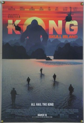 Kong Skull Island Ds Rolled Orig 1sh Movie Poster Samuel L.  Jackson (2017)