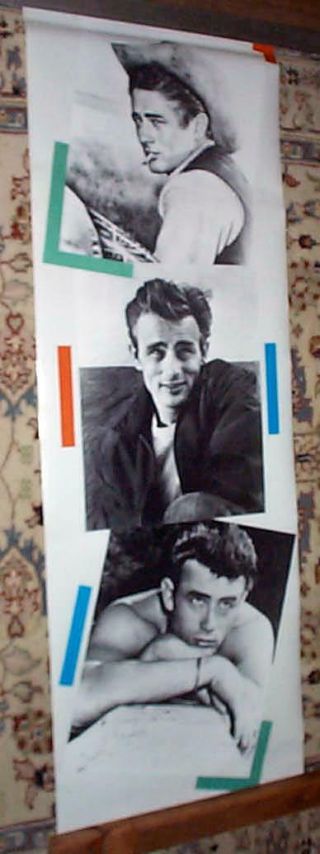 James Dean Giant Vintage 1987 Poster Only One