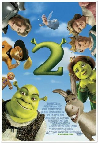 Shrek 2 - 2004 - 27x40 Final Movie Poster - Eddie Murphy,  Cameron Diaz