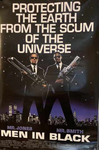 Men In Black Poster - Protecting The Earth From The Scum Of The Universe - 1997