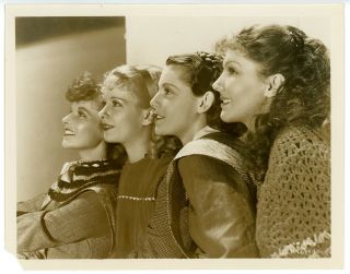 Katharine Hepburn,  Joan Bennett,  Jean Parker Orig Movie Photo 1933 Litle Women