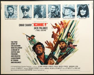 Che (1969) Half Sheet Movie Poster - Omar Sharif - Jack Palance