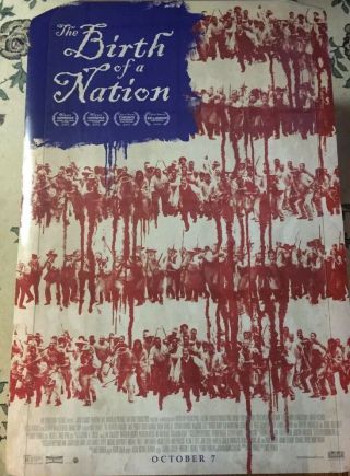 The Birth Of A Nation Authentic 27x40 D/s Movie Poster.