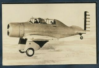 Vintage Seversky Bt - 8 - Trainer Overflying Randolph Field Houston 1936 Photo Y71