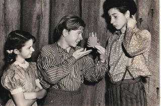Mickey Rooney & Virginia Weidler In Young Tom Edison 1940 Orig Vintage Photo 353