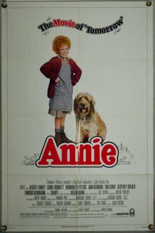 Annie Ff Orig 1sh Movie Poster Carol Burnett Bernadette Peters Tim Curry (1982)