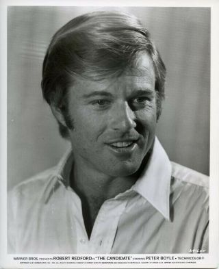 Robert Redford The Candidate Smiling Portrait 8x10 Photo 1972