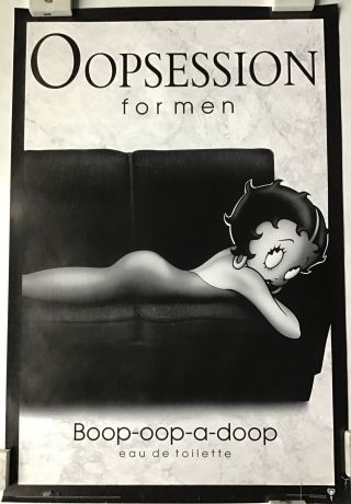 Oopsession For Men Betty Boop - Oop - A - Doop Vintage Poster