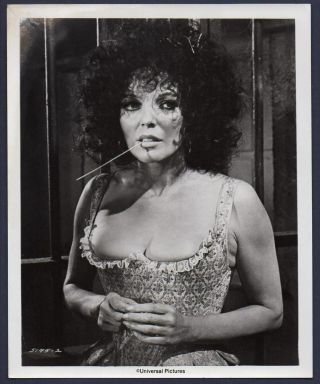 Joan Collins Sexy Busty Actress Tom Jones British Film 1976 Vintage Orig Photo