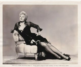Shelley Winters Alluring Sexy Leggy Pose Cheesecake 1950s Orig Vintage Photo 352