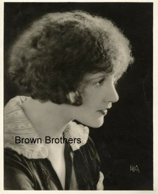 1910 - 20s Silent Film Actress Constance Talmadge Dbw Portrait Photo By Puffer Bb