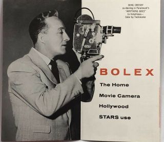 Vintage 1950s Bolex Swiss - Precision 8mm Movie Cameras Ad Doris Day Bob Hope 3