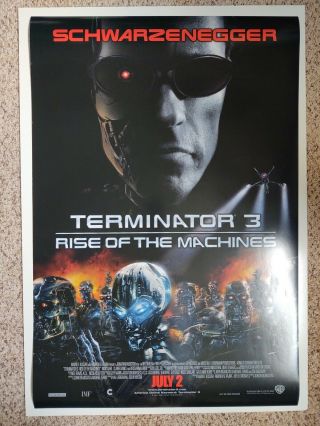 Terminator 3 Rise Of Machines 2003 27x40 Ds One Sheet 1sh Movie Poster