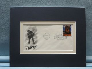 " The Wolf Man " Starring Lon Chaney Jr.  And First Day Cover Of The Wolf Man Stamp