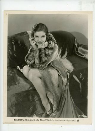 Truth About Youth Loretta Young Vintage Photo Glamour - - Vitaphone Picture