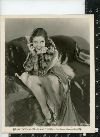 Truth About Youth LORETTA YOUNG Vintage photo glamour - - Vitaphone Picture 2