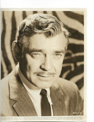 Clark Gable Glamour Handsome Portrait 1940s Orig Vintage Photo 70
