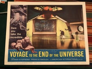 Voyage To The End Of The Universe 1964 American International 11x14 Sci - Fi Lobby