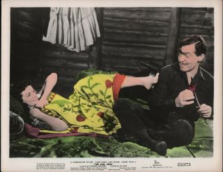 The Tall Men 1955 Color Lobby Tinted Photo Clark Gable/jane Russell