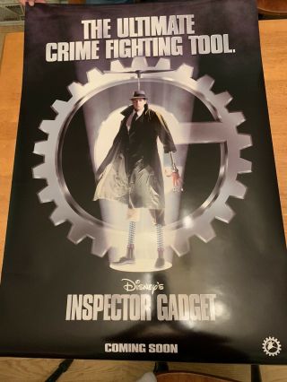 Inspector Gadget 1999 Advance Movie Poster Starring Matthew Broderick