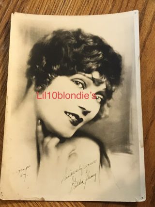 20s Silent Film Gilda Gray Autograph Signed Within Photo 5x7 Black & White