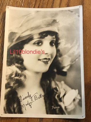 20s Silent Film Madge Bellamy Autograph Signed Within Photo 5x7 Black & White
