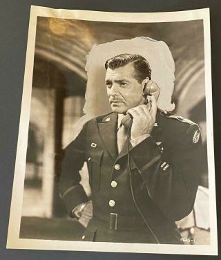Clark Gable In Handsome Portrait Vintage 1949 Stunning Photo