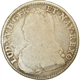 [ 863939] Coin,  France,  Louis Xv,  1/2 Écu Aux Branches D 