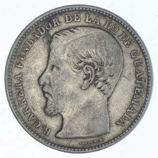 Silver - World Coin - 1869 Guatemala 1 Peso - World Silver Coin 228