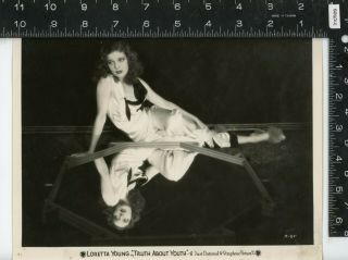 LORETTA YOUNG Vintage photo glamour - Truth About Youth - Vitaphone Picture 2
