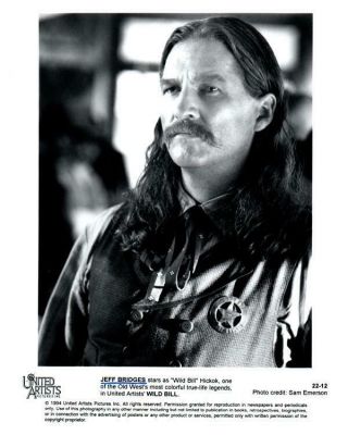 Jeff Bridges Wild Bill Hickok Western 1994 Photo