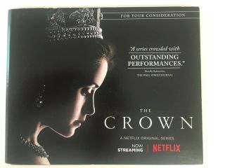 The Crown Season 1 Fyc Press Kit Book Dvd 