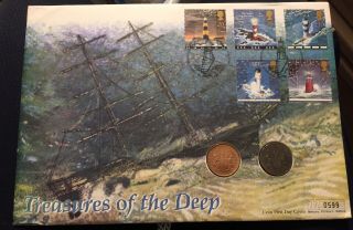 1808 East India Co X Cash Admiral Gardner Shipwreck Coins Stamps First Day Cover