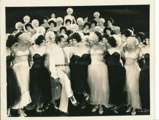 Louise Fazenda Chorus Girls Candid Vintage 1929 Show Of Shows Wb Vitaphone Photo