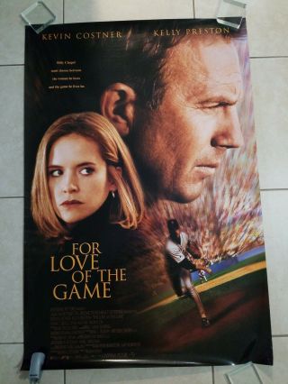 For Love Of The Game Movie Poster - Kevin Costner,  Kelly Preston - 27 X 40
