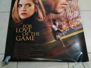 For Love Of The Game movie poster - Kevin Costner,  Kelly Preston - 27 x 40 3