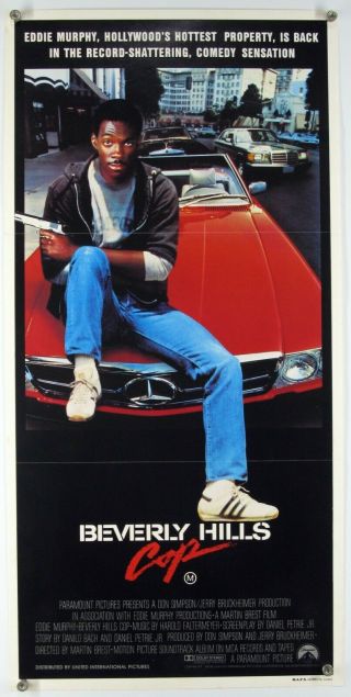 Beverly Hills Cop Eddie Murphy Action Comedy Classic Aus Daybill 1984
