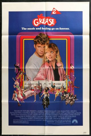 Grease 2 Michelle Pheiffer 1982 1 Sheet Movie Poster