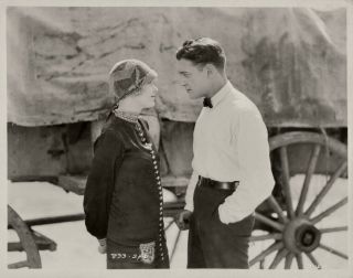 Esther Ralston,  Richard Dix 1925 Scene Still Woman - Handled Linen