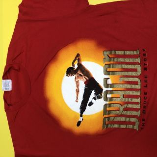 Dragon The Bruce Lee Story Promotional Movie Shirt 1993 Promo 2