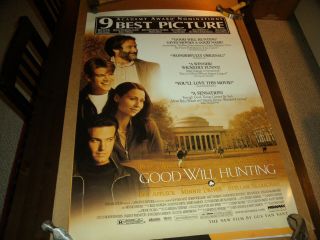 Movie Poster Good Will Hunting 1997 Double Sided
