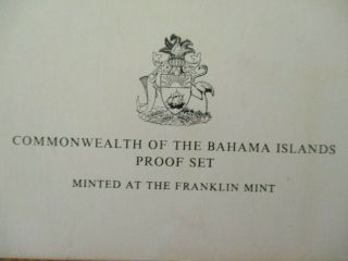 1973 Commonwealth of The Bahama Islands 9 Coin Proof Set Franklin 3