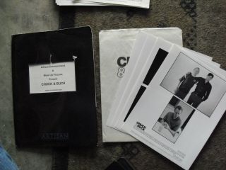 2000 Chuck & Buck Promo Movie Press Kit Folder With Photos And Production Notes
