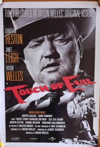 Touch Of Evil 1 - Sheet Movie Poster Orson Welles Rr98 (1958)