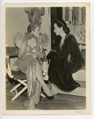 Hedy Lammarr & Ann Sothern 1940s 8x10 Vintage Movie Photo 4575