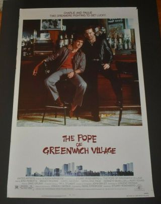 The Pope Of Greenwich Village Vintage One Sheet Movie Poster