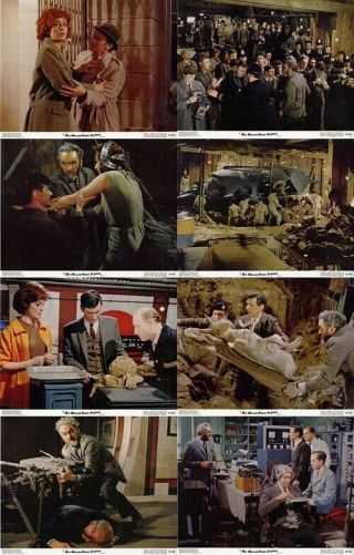 5 Million Years To Earth (1967) Quatermass U.  S.  Lobby Cards Complete Set Of 8