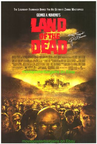 Land Of The Dead Movie Poster Ss 27x40 George A.  Romero 2005 Zombie 