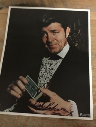 Signed Photo 8 X 10 Dale Robertson Western Tv Star Tales Of Wells Fargo